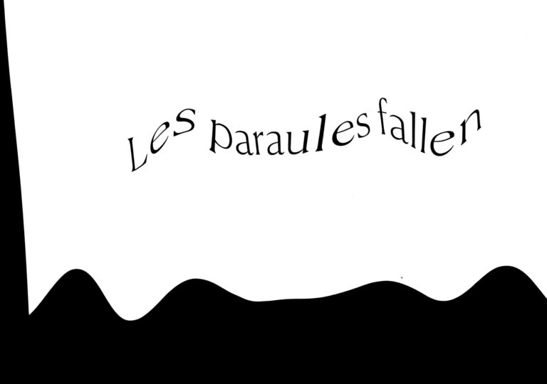 Les paraules fallen. L’edició com a pràctica performativa