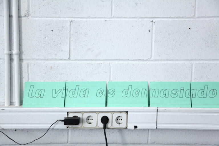 La vida és massa. Anna Manubens i Jara Rocha