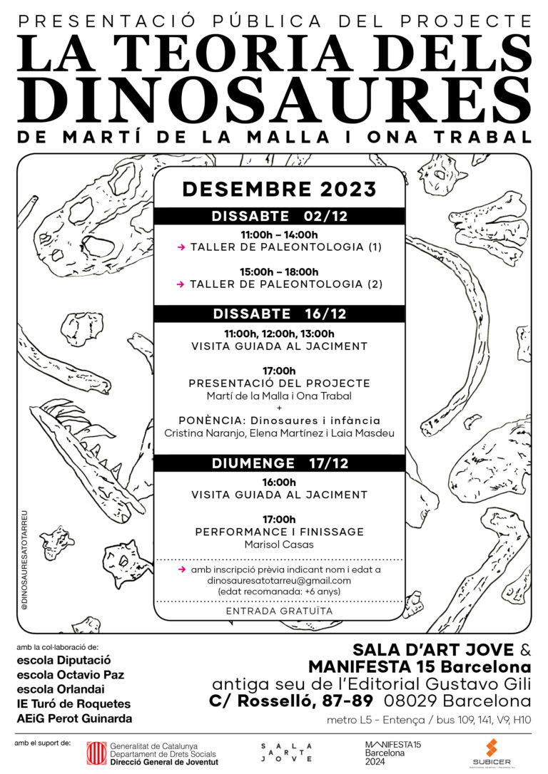 La teoria dels dinosaures – Ona Trabal i Martí de la Malla