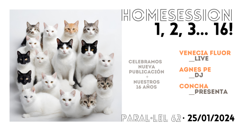 Homesession fa 16 anys i ho celebra a la sala Club de Paral·lel 62!