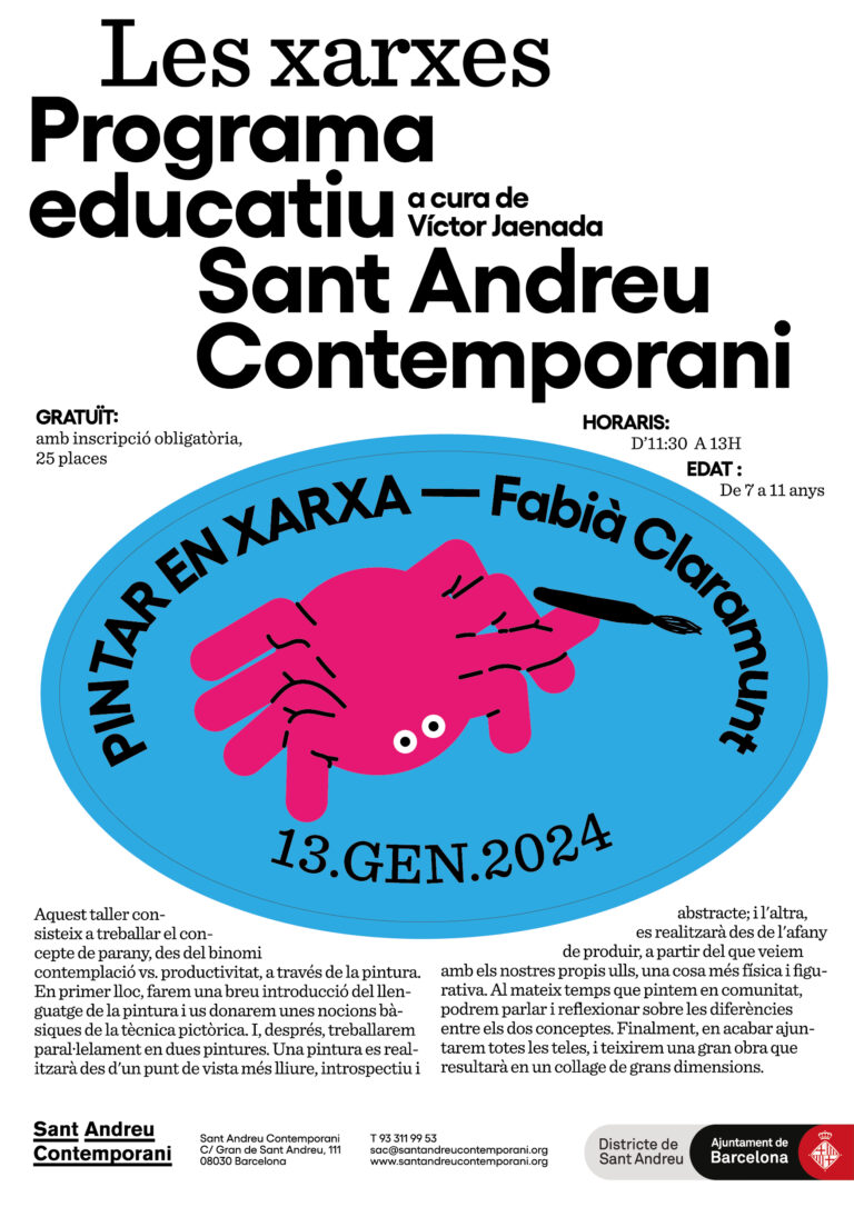 Taller infantil: LES XARXES 4. Pintar en xarxa