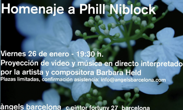 Homenatge a Phill Niblock