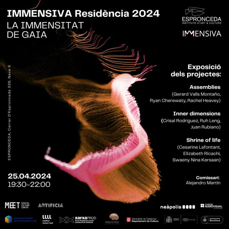 Obertura de projectes de #immensivaresidence2024 :  LA IMMENSITAT DE GAIA