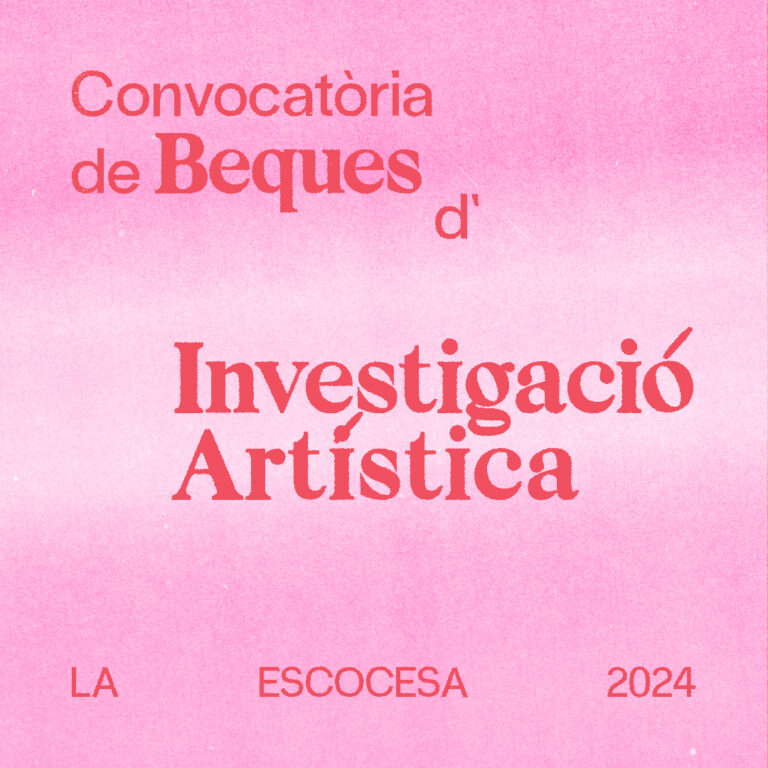 Convocatòria Barcelona Crea – La Escocesa 2025