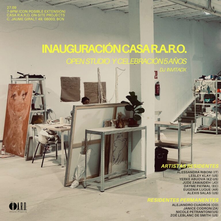 Inauguració Casa R.A.R.O. OnSite Projects