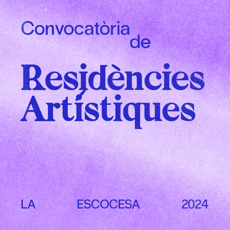 convocatòria de residències artístiques 2025