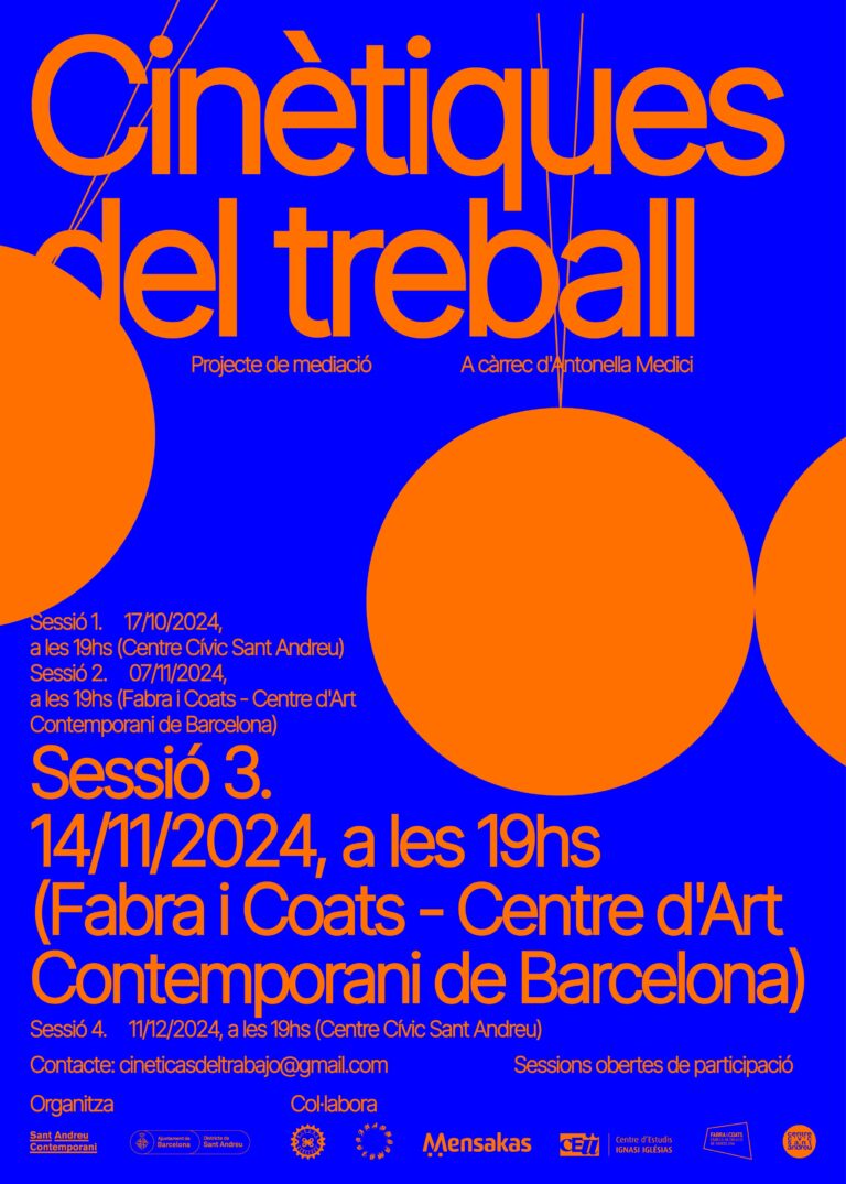 Tercera sessió de CINÈTIQUES DEL TREBALL 