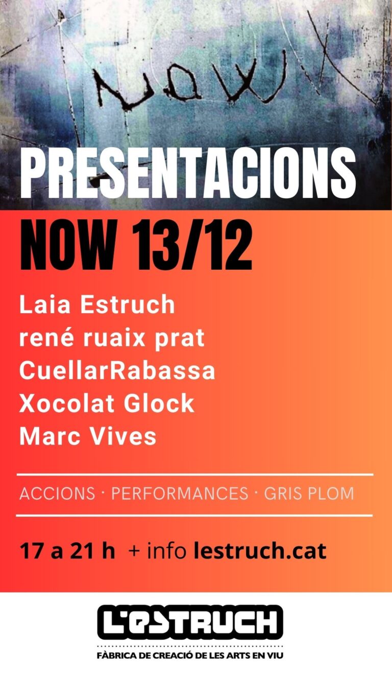 Presentacions NOW 13/12