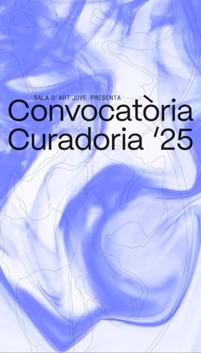 CONVOCATÒRIA Art Jove Curadoria 2025