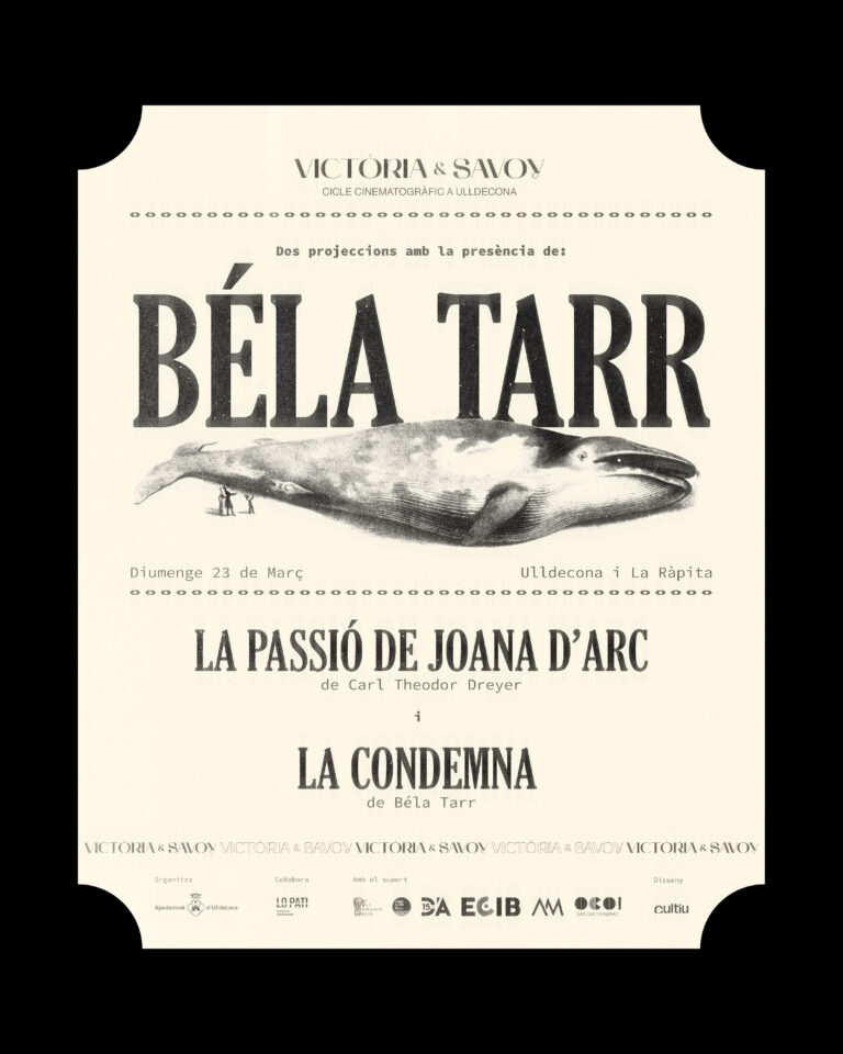 El cineasta hongarès Béla Tarr, convidat d’honor al cicle Victòria & Savoy