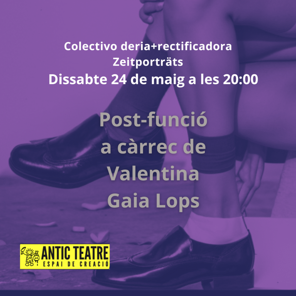 POST-FUNCIÓ: ZEITPORTRÄTS AMB Valentina Gaia Lops