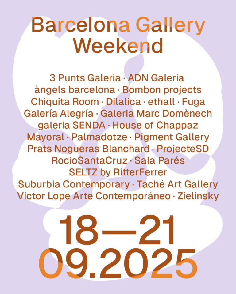 Barcelona Gallery Weekend 2025
