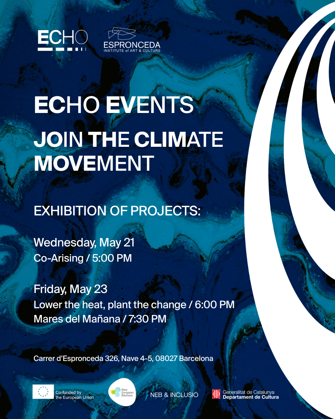 ESPRONCEDA presenta els ESDEVENIMENTS ECHO: art, ecologia i ciutadania