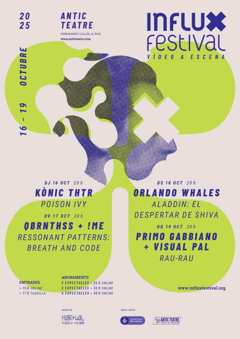 Festival INFLUX [vídeo a escena] 16-19 octubre 2025