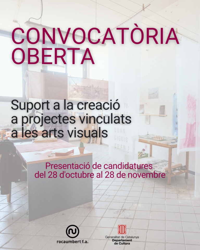 Convocatòria de residència a Espai d’Arts de Roca Umbert