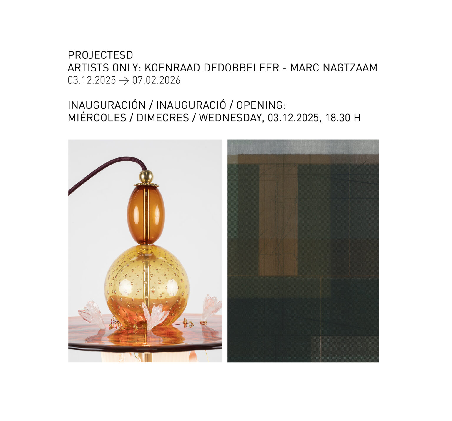 Koenraad Dedobbeleer | Marc Nagtzaam. ARTISTS ONLY