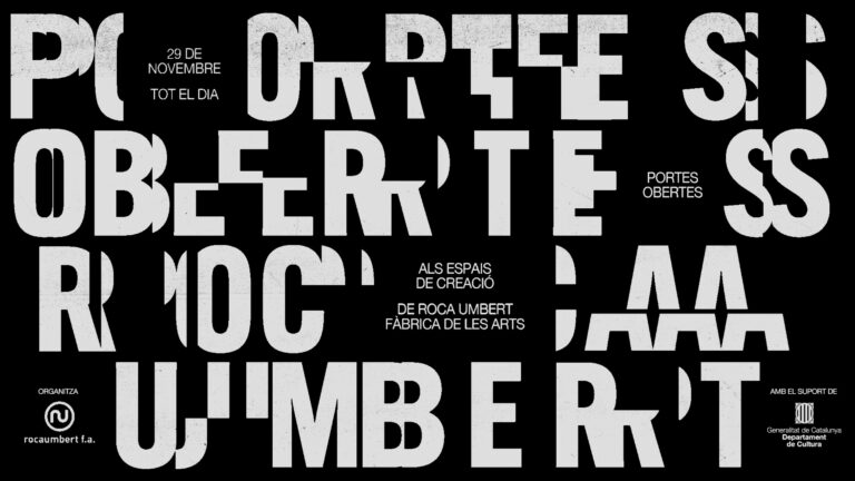 Portes obertes als espais de creació de Roca Umbert
