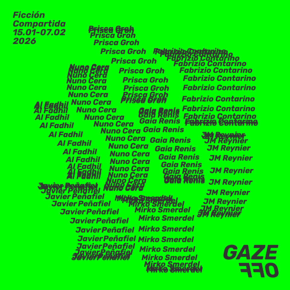 Shared fiction - GAZE‑OFF at Espai Souvenir