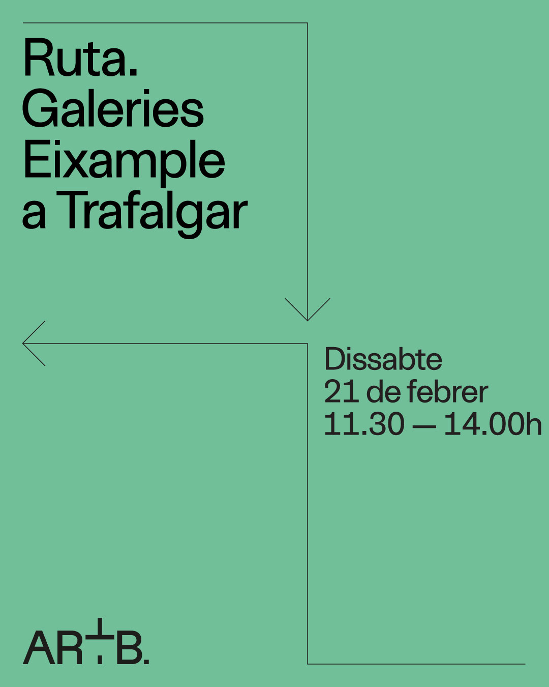 Ruta: Galeries Eixample a Trafalgar