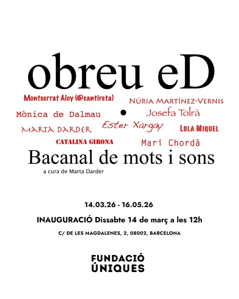 obreu eD. Bacanal de mots i sons