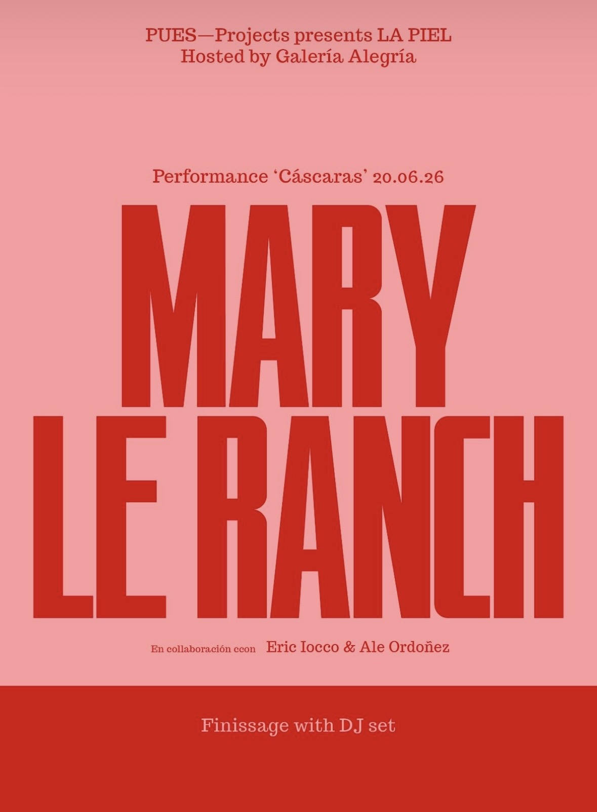 Cáscaras. Mary Le Ranch
