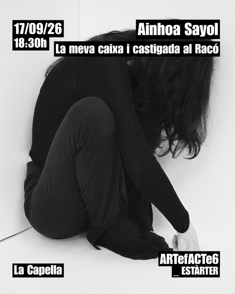 Ainhoa Sayol — La meva caixa i castigada al Racó.