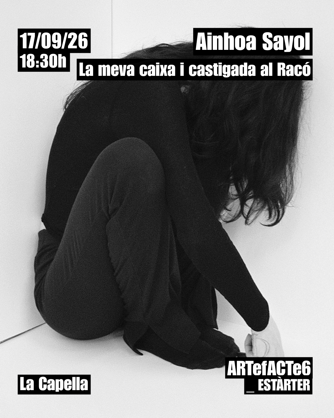 Ainhoa Sayol — La meva caixa i castigada al Racó.